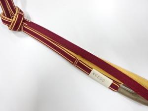 未使用品　正絹　手組帯締め